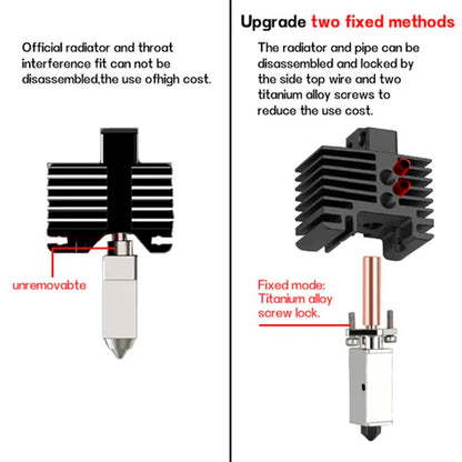 TZ-2.0 Red Hotend for Bambu Lab X1 Series