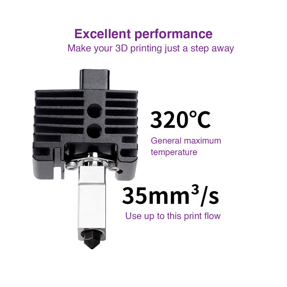 TZ-2.0 Red Hotend for Bambu Lab X1 Series