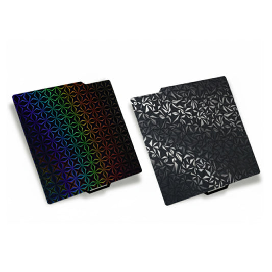 Double-Sided Build Plate – Diamond PEO + Holographic Smooth for Bambu Lab A1 / X1 / P1 & A1 Mini