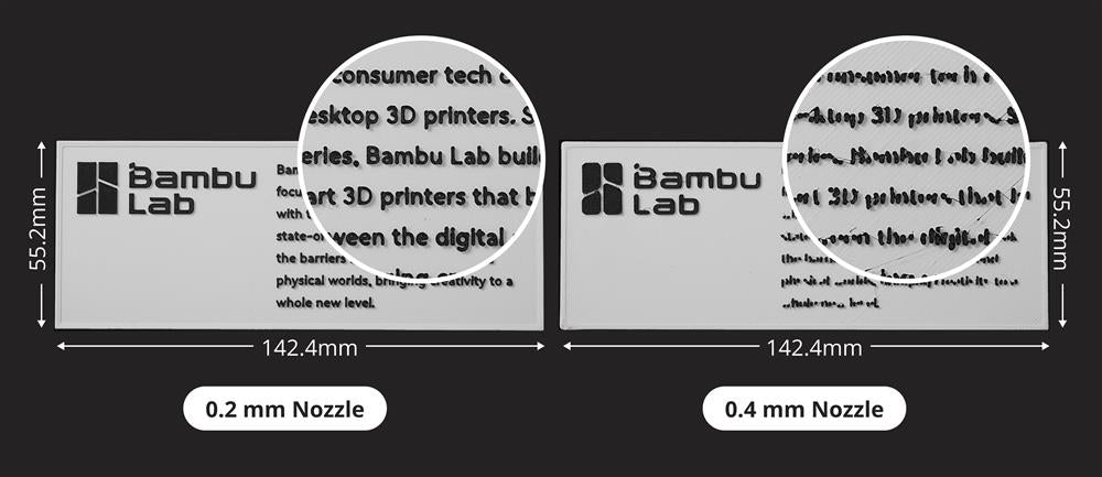 Bambu Lab Hotend for A1 & A1 Mini - 0.2mm Stainless Steel