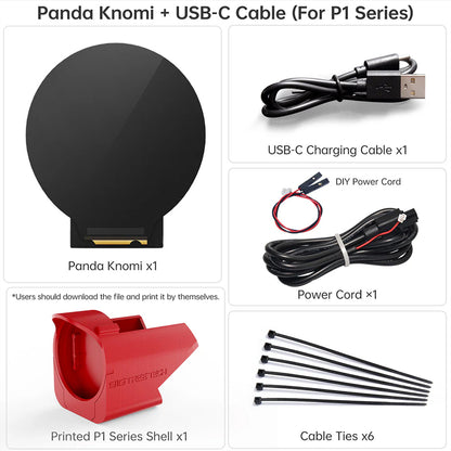 BIGTREETECH Panda Knomi Smart Wireless Display for Bambu Lab A1 / P1 / X1 Series