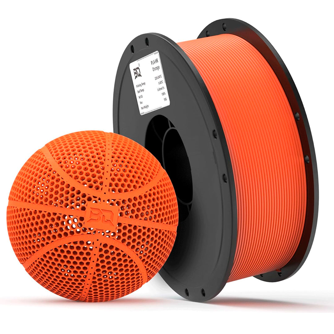BIQU PLA-HR Flexible 3D Printer Filament 1.75mm – Airless Basketball Printing Material, 1KG Spool Compatible with FDM Printers