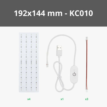 Lithophane LED Backlight Board Kit (4PCS) – Light Up Your 3D Prints | Bambu Lab