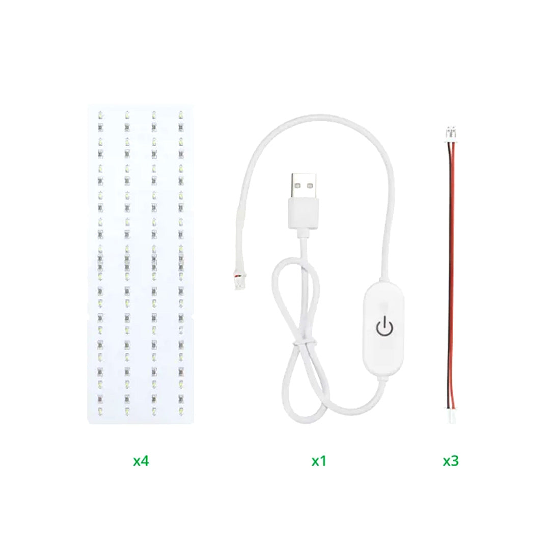 Lithophane LED Backlight Board Kit (4PCS) – Light Up Your 3D Prints | Bambu Lab