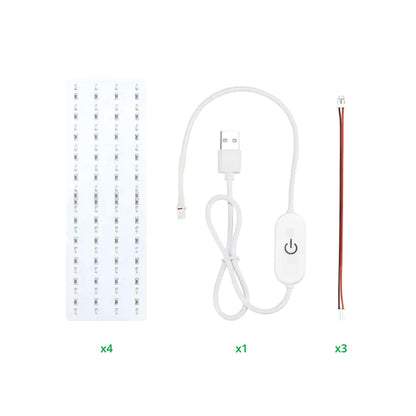 Lithophane LED Backlight Board Kit (4PCS) – Light Up Your 3D Prints | Bambu Lab