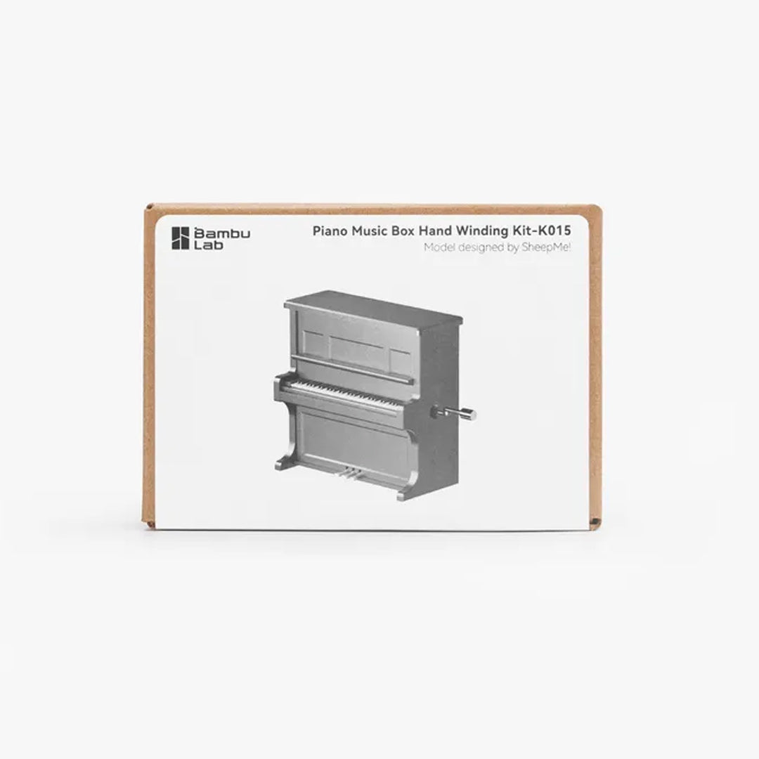 Piano Music Box Hand Winding Kit — DIY 3D Printed Jukebox | Bambu Lab