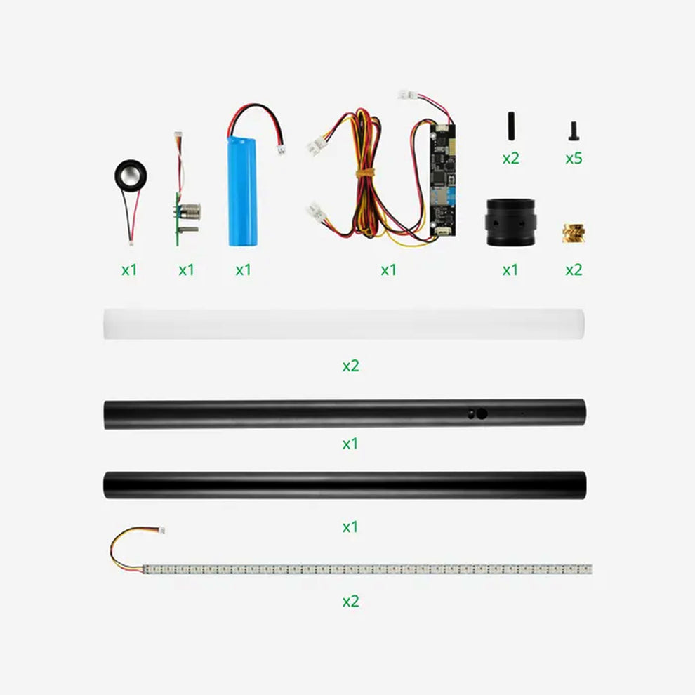 Bambu Lab Motion-Activated Sound & LED Light Props ZC007 Kit for 3D Pr ...
