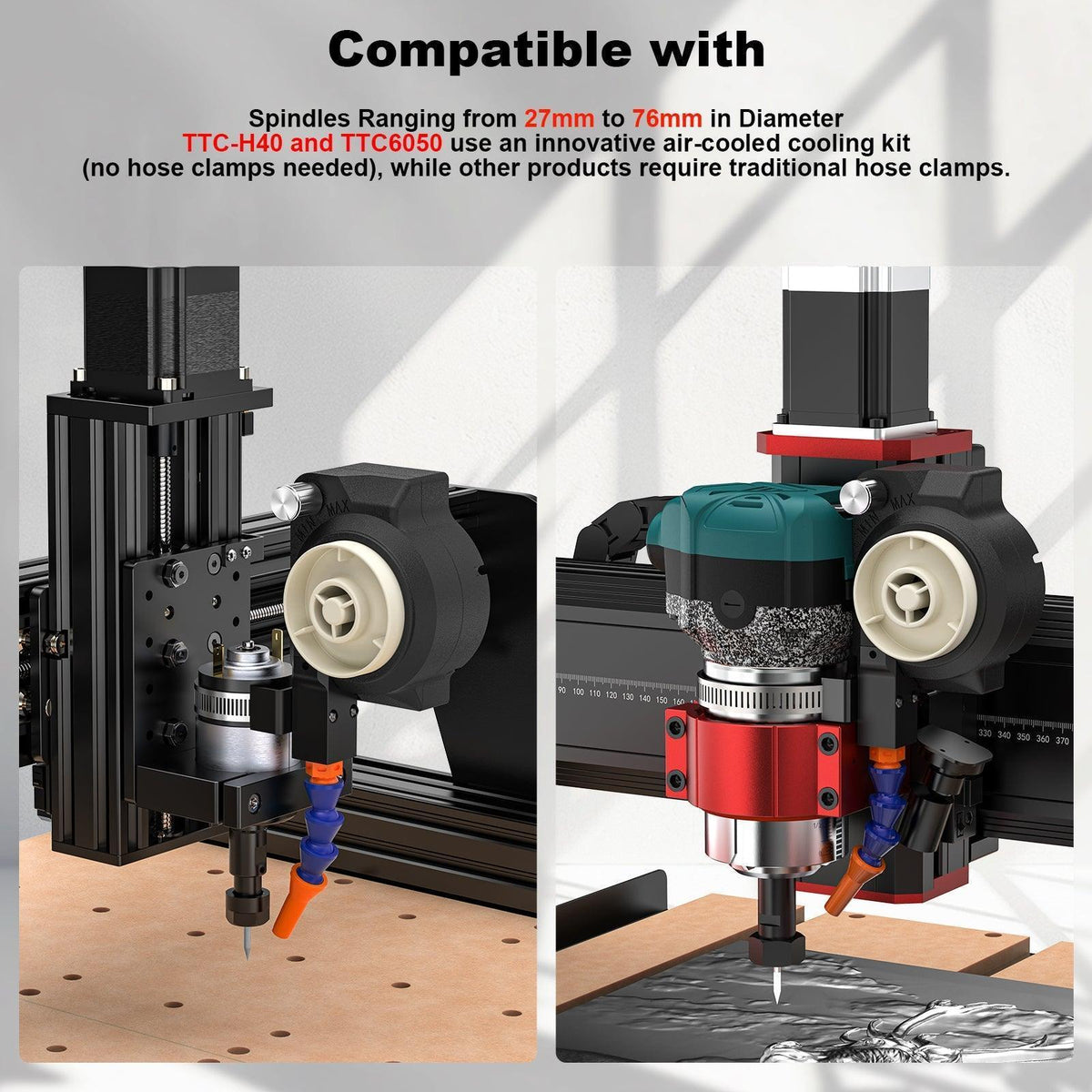 TwoTrees Air-Cooled Spindle Cooling Kit