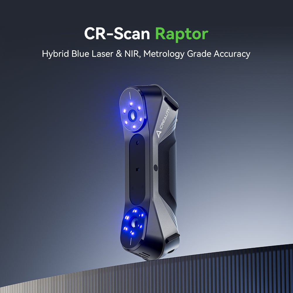 Creality CR-Scan Raptor 3D Scanner – Precision Hybrid Laser for All Object Sizes