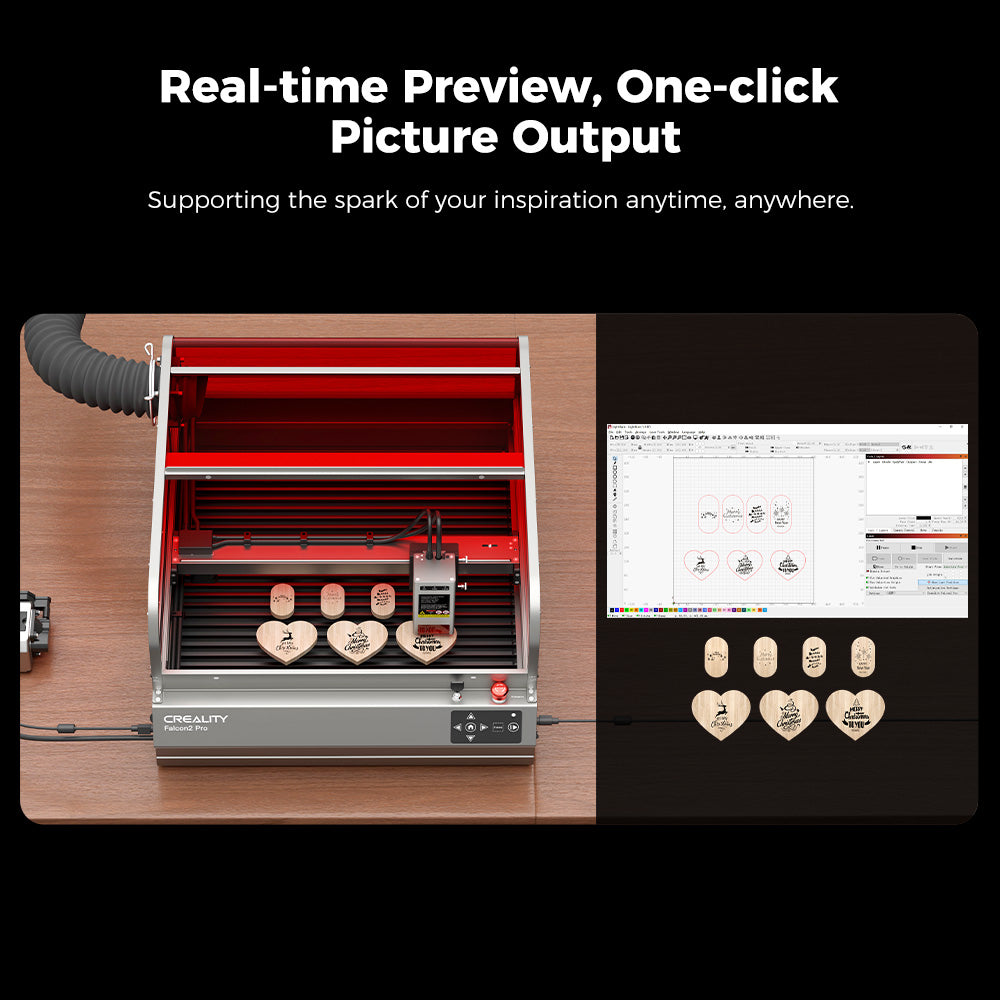Creality Falcon2 Pro Enclosed Laser Engraver & Cutter – Safety, Visibility, and Power