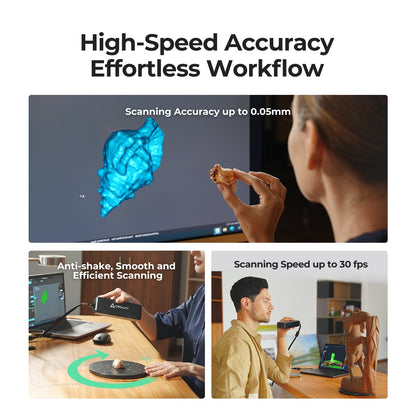 Creality Otter Lite / Otter Basic 3D Scanner – Portable Full-Color Scanner with 0.05 mm Accuracy (20–2000 mm Range)