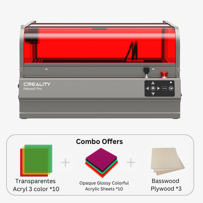 Creality Falcon2 Pro Enclosed Laser Engraver & Cutter – Safety, Visibility, and Power