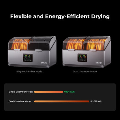 Creality SpacePi X4 Filament Dryer | 4-Spool Capacity & Dual Chamber