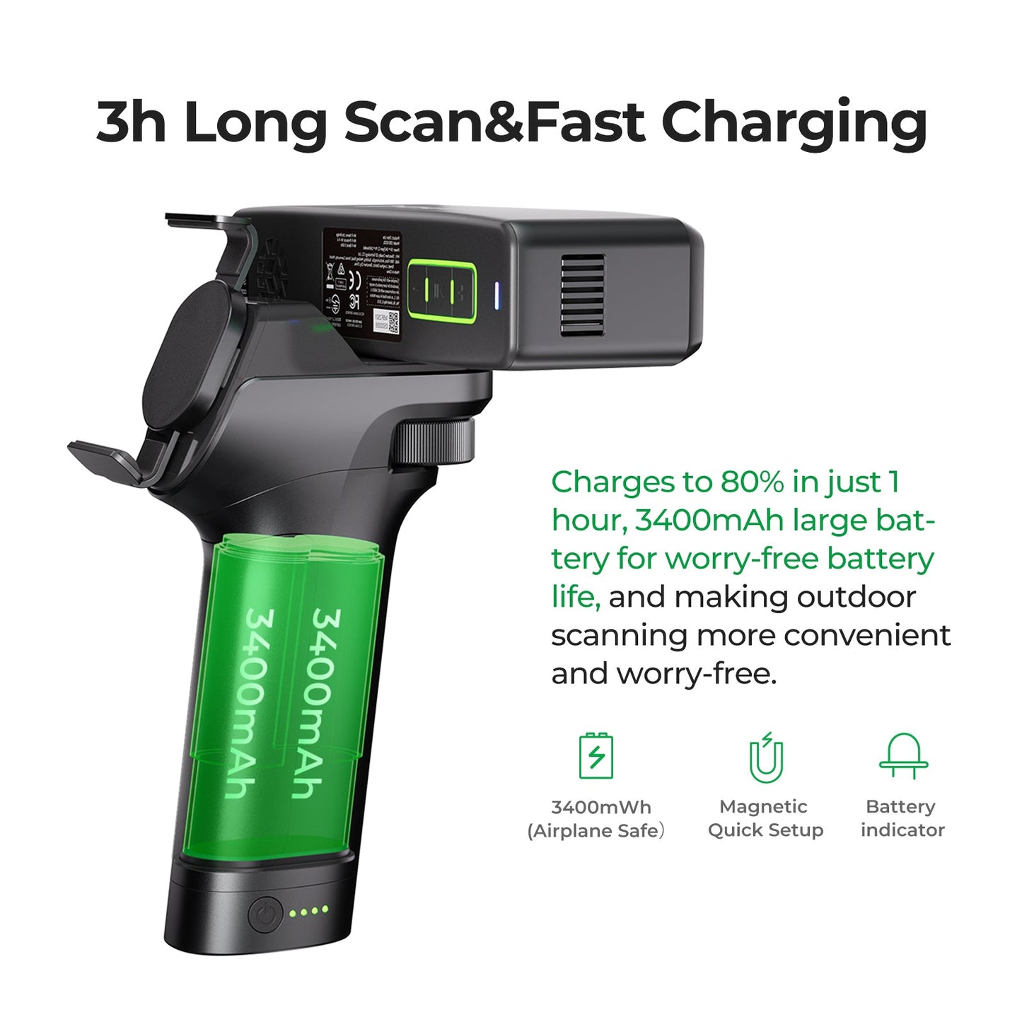 Creality Otter Lite / Otter Basic 3D Scanner – Portable Full-Color Scanner with 0.05 mm Accuracy (20–2000 mm Range)