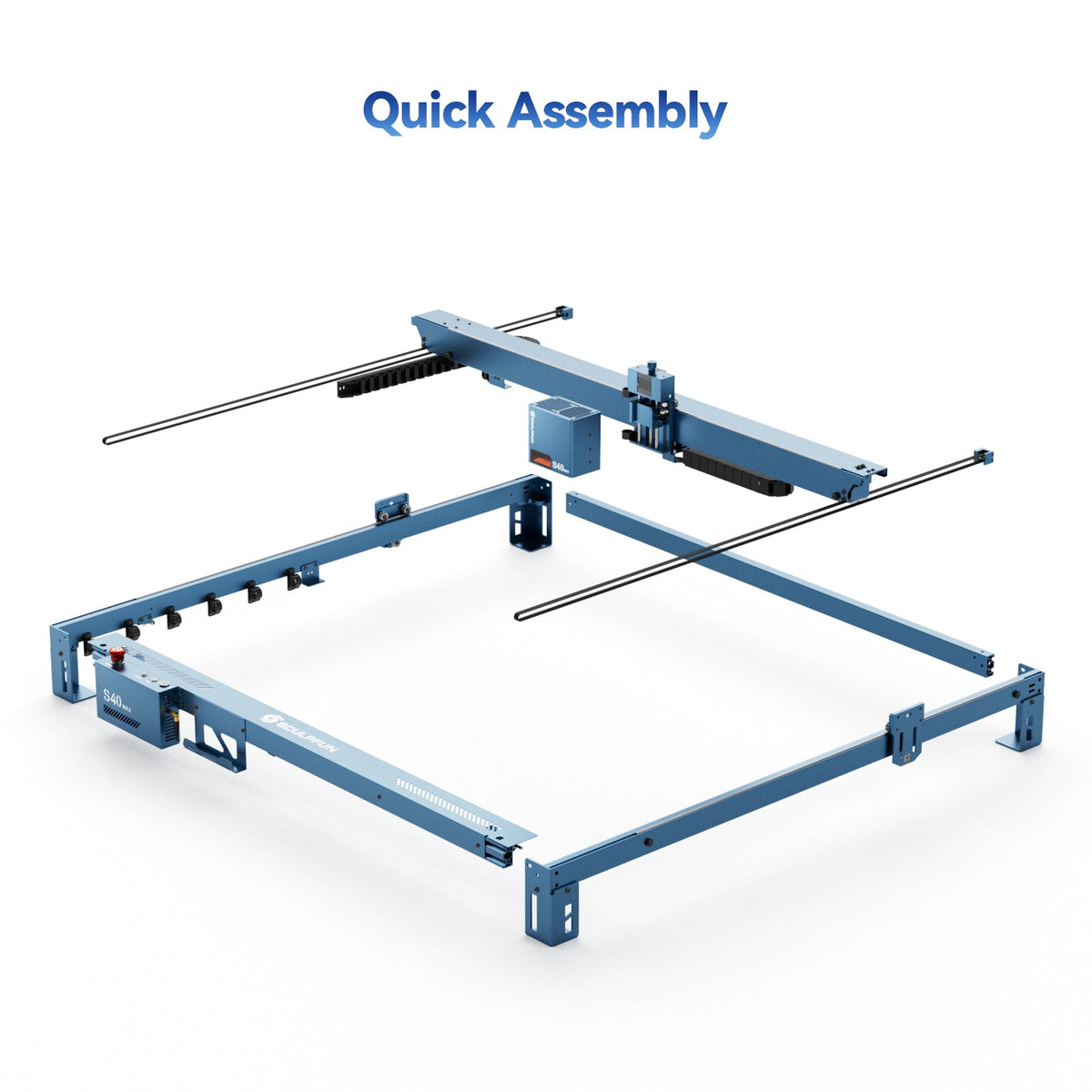SCULPFUN S40 MAX assembled frame