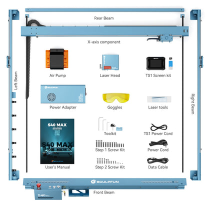 SCULPFUN S40 MAX packing list
