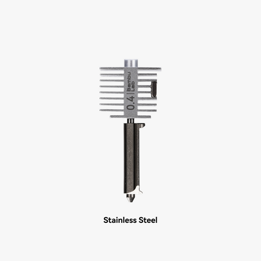 Bambu Lab Stainless Steel Hotend for A1 and A2 Series 0.4mm