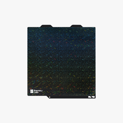 Bambu Lab 3D effect build plate, Starry, Carbon Fiber, Diamond, and Galaxy