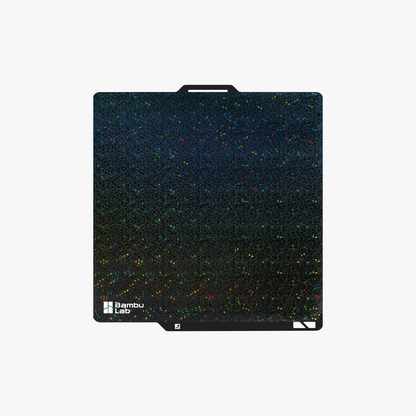 Bambu Lab 3D effect build plate, Starry, Carbon Fiber, Diamond, and Galaxy