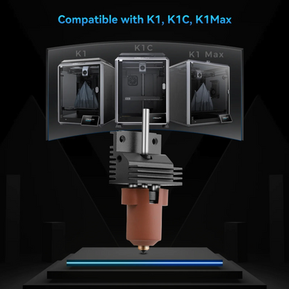 K1 Series Upgraded Hotend Kit with Integrated Unicorn Nozzle 0.4mm (K1 / K1 Max / K1C)