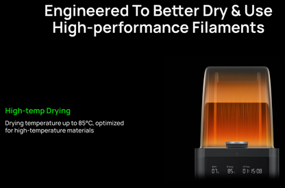 Bambu Lab AMS HT Single Spool Active Filament Dryer and Feeder