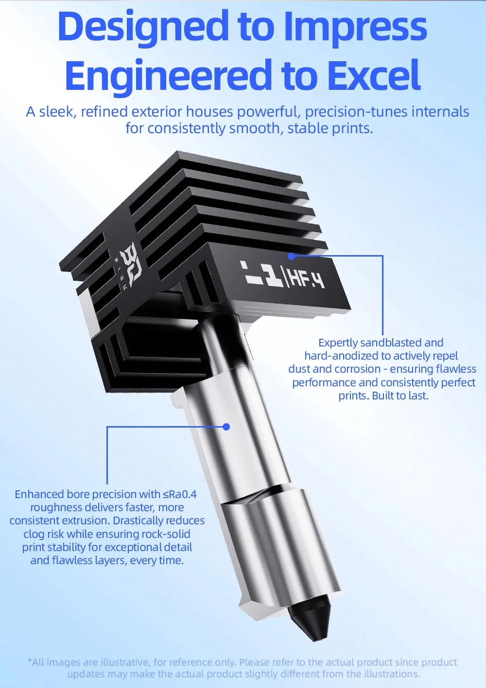 BIQU Panda Juicer High-Flow Integrated Hotend for Bambu Lab A1 / H2D Series