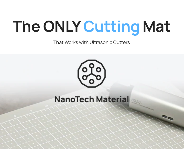 Hozo NanoTech Cutting Mat — High-Durability Surface for Ultrasonic Cutters