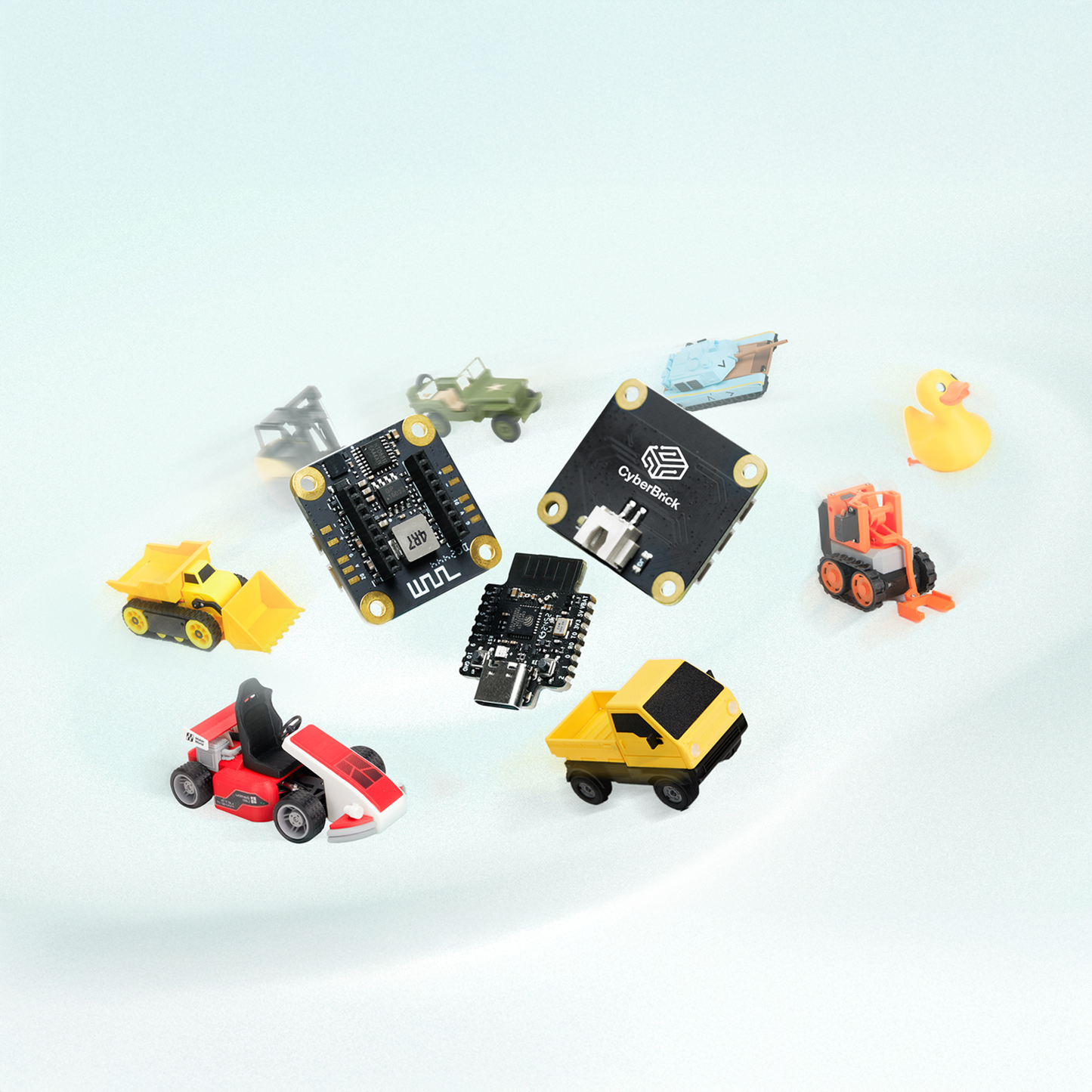 Bambu Lab Beginner CyberBrick Hardware DIY Kit ZK004 (1 Remote, 1 Car)