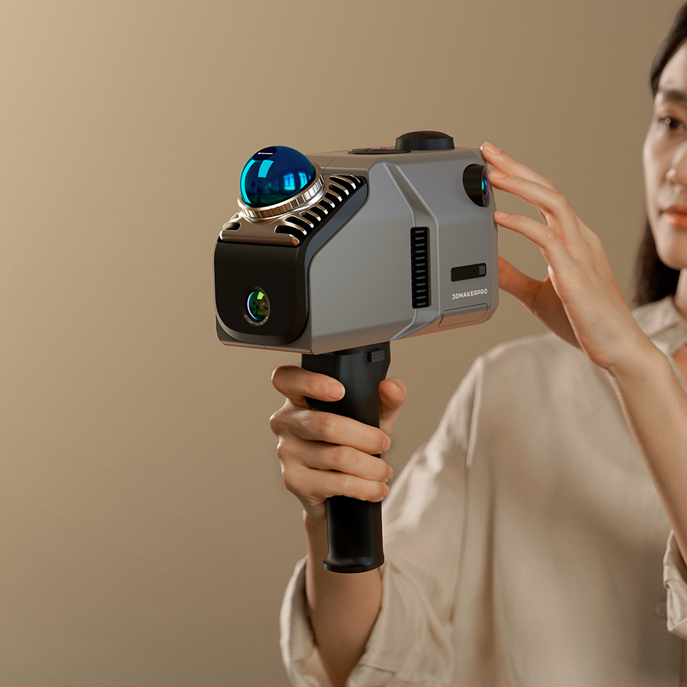 3DMakerpro Eagle LiDAR scanner mapping a site