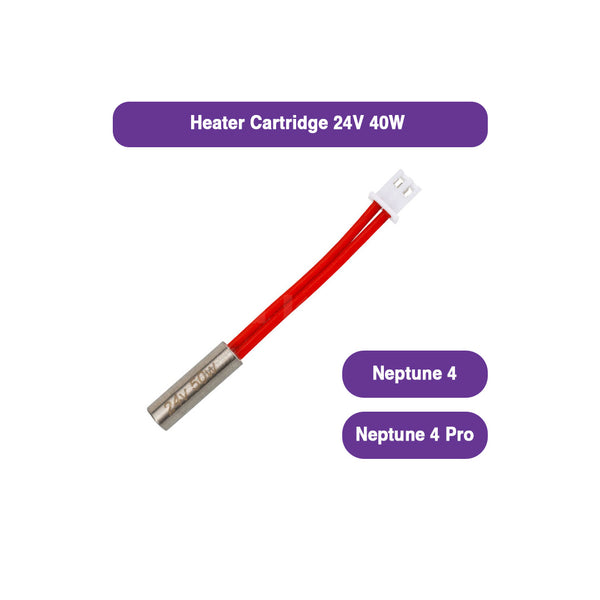 Heater Cartridge 24V 40W for Elegoo Neptune 4/Pro