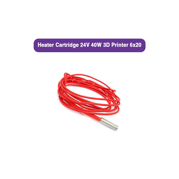 Heater Cartridge 24V 40W 6x20 for 3D Printer