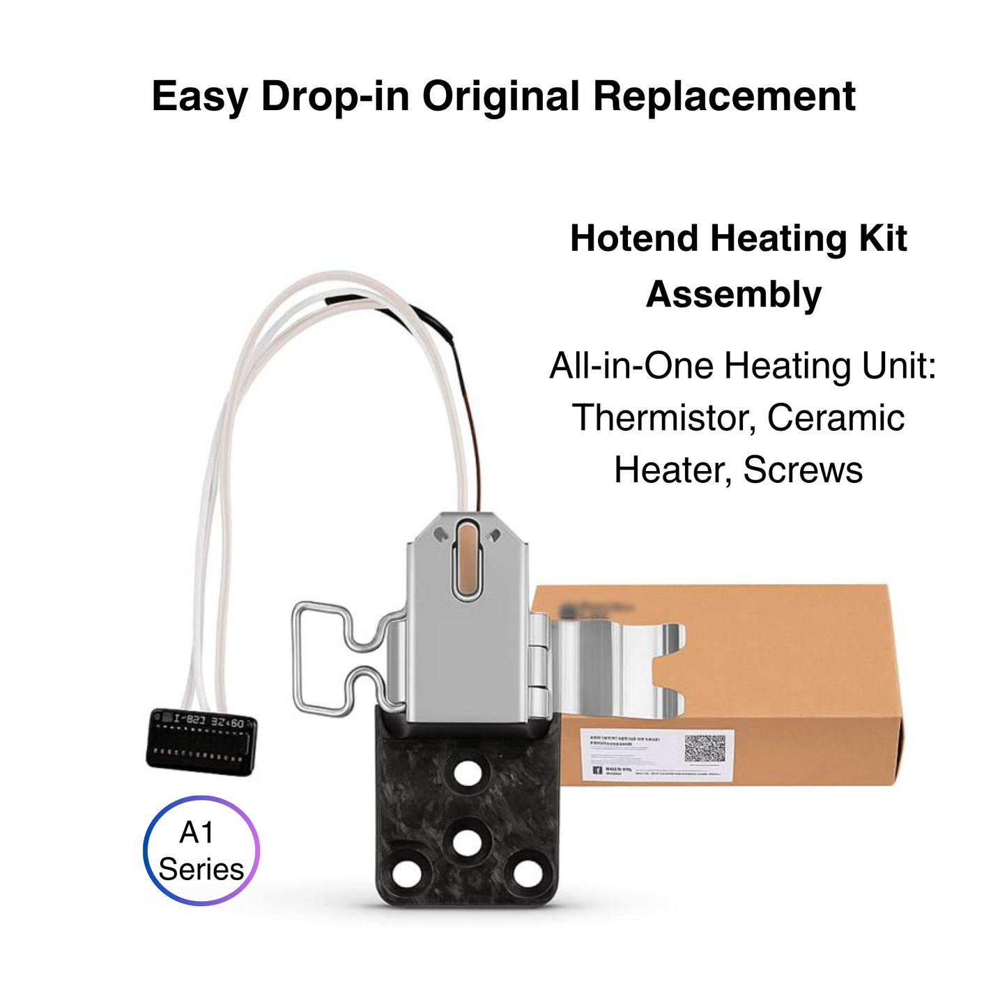 Bambu Lab Hotend Heating Assembly Replacement for A1 Series - Official Replacement