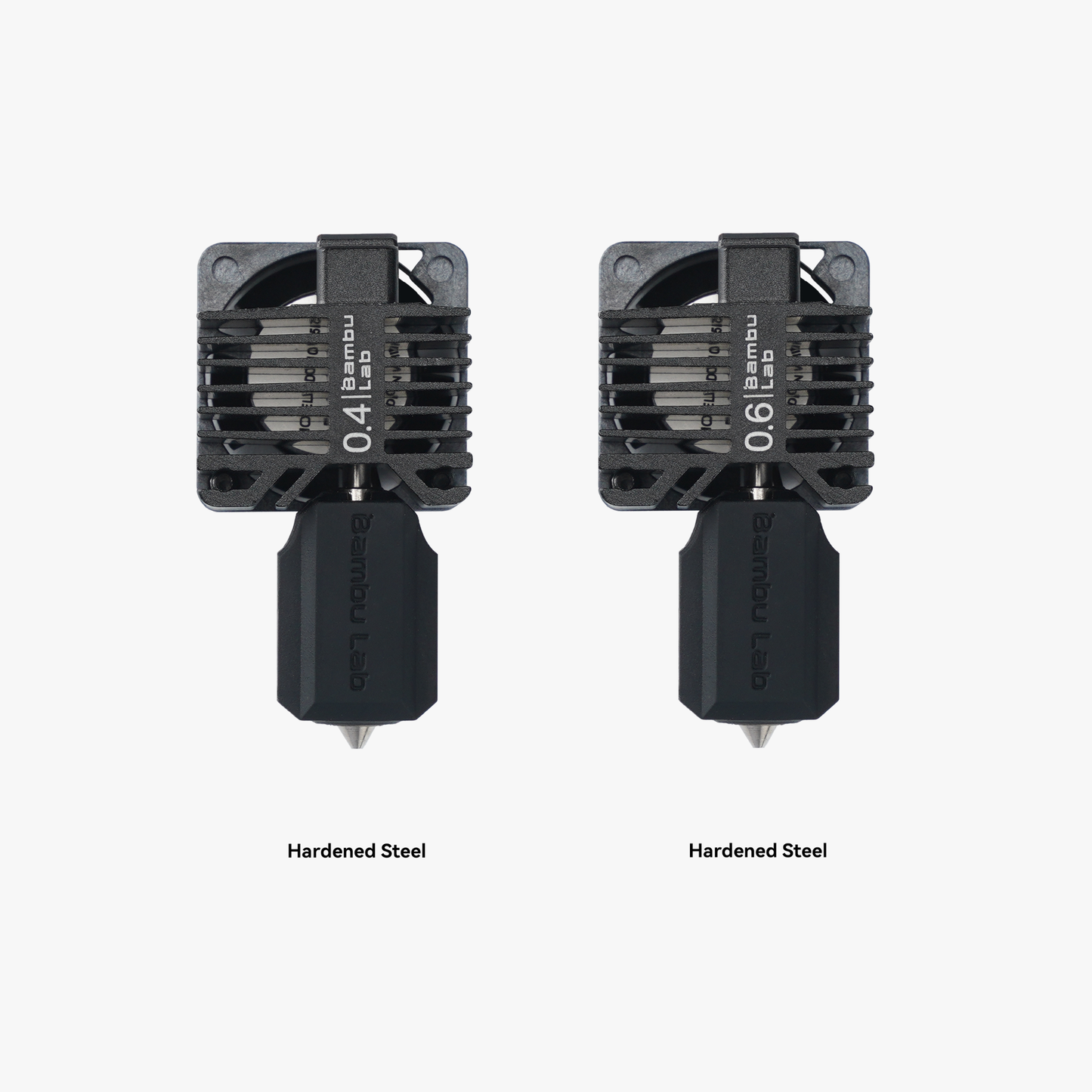 P1 Hardened Steel 0.4mm and 0.6mm Complete Hotend Bundle