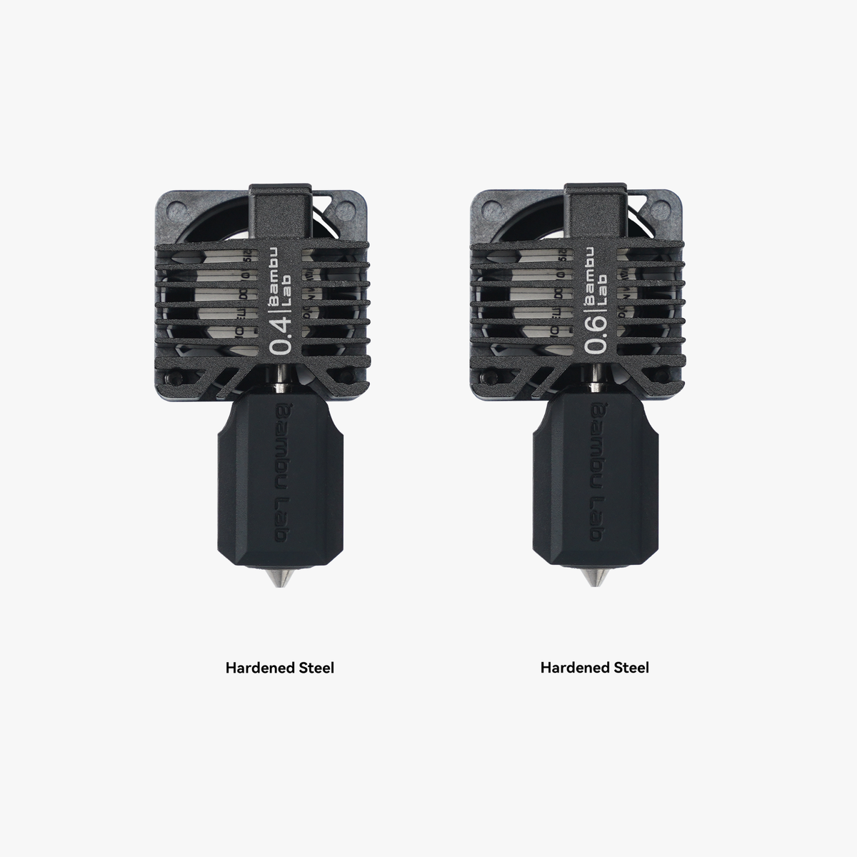 P1 Hardened Steel 0.4mm and 0.6mm Complete Hotend Bundle