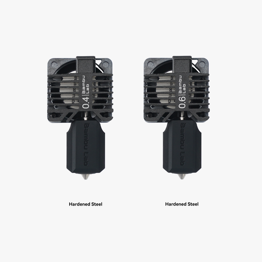 P1 Hardened Steel 0.4mm and 0.6mm Complete Hotend Bundle