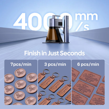 LaserPecker LP2 Plus 10W Laser Engraver & Cutter – 4000 mm/s