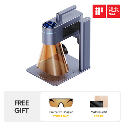 LaserPecker LP4 Dual Laser Engraver – 10W Diode + 2W Infrared, Touchscreen