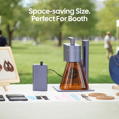 LaserPecker LP4 Dual Laser Engraver – 10W Diode + 2W Infrared, Touchscreen