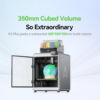 K2 Plus Combo 3D Printer + 4 Free Filaments