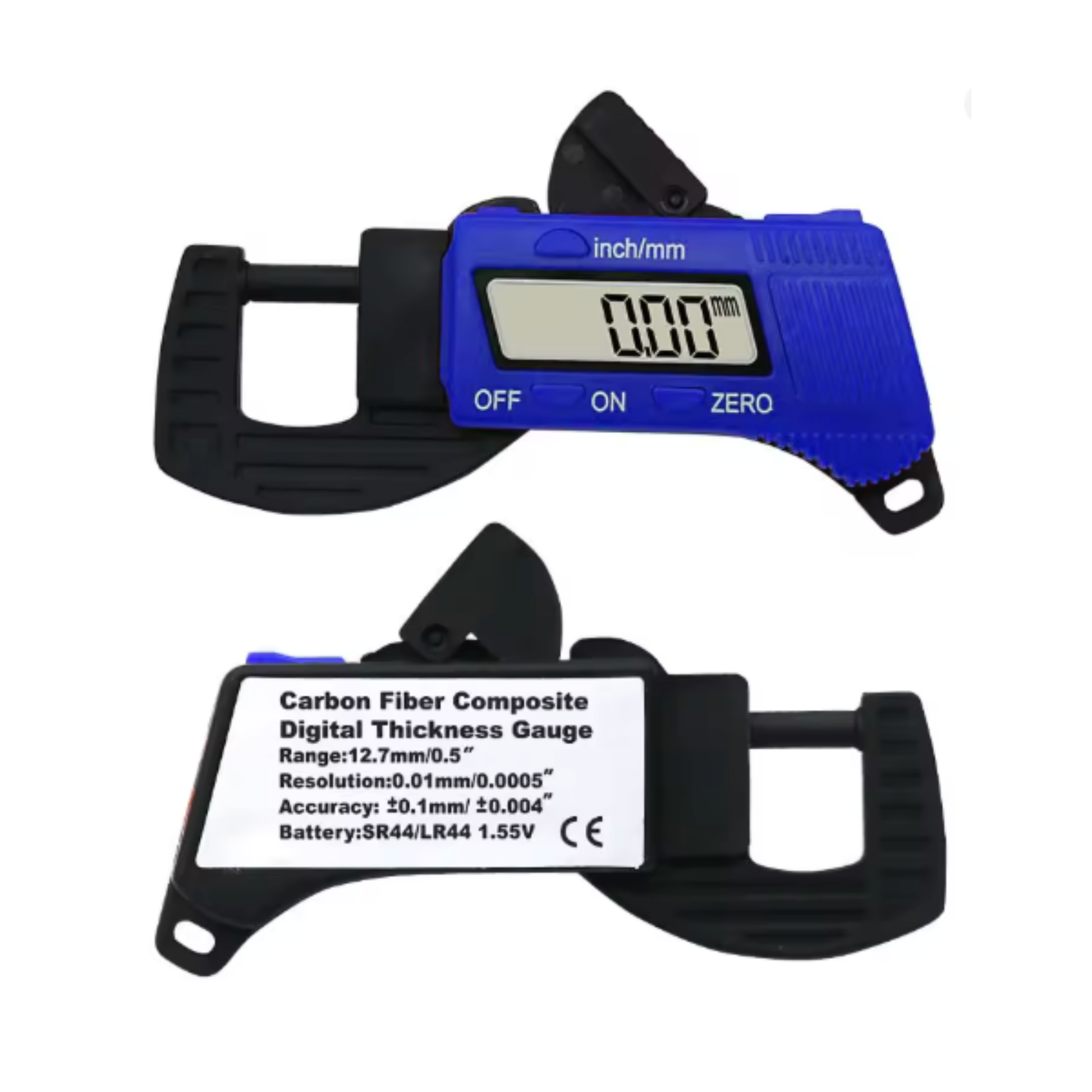 High Precision Digital Thickness Gauge and Carbon Fiber Micrometer