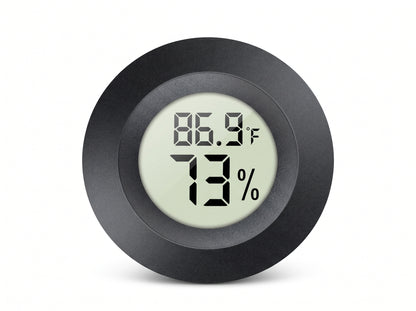 Mini Round Digital Hygrometer & Thermometer Gauge for 3D Printing Enclosure