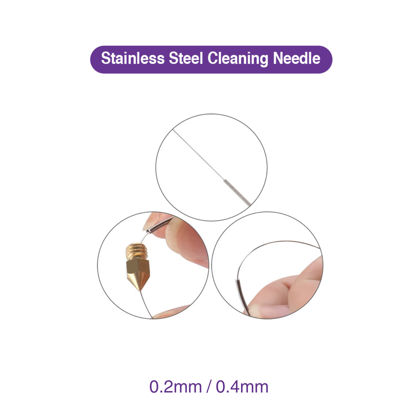 Stainless Steel Needles for 3D Printer Nozzle