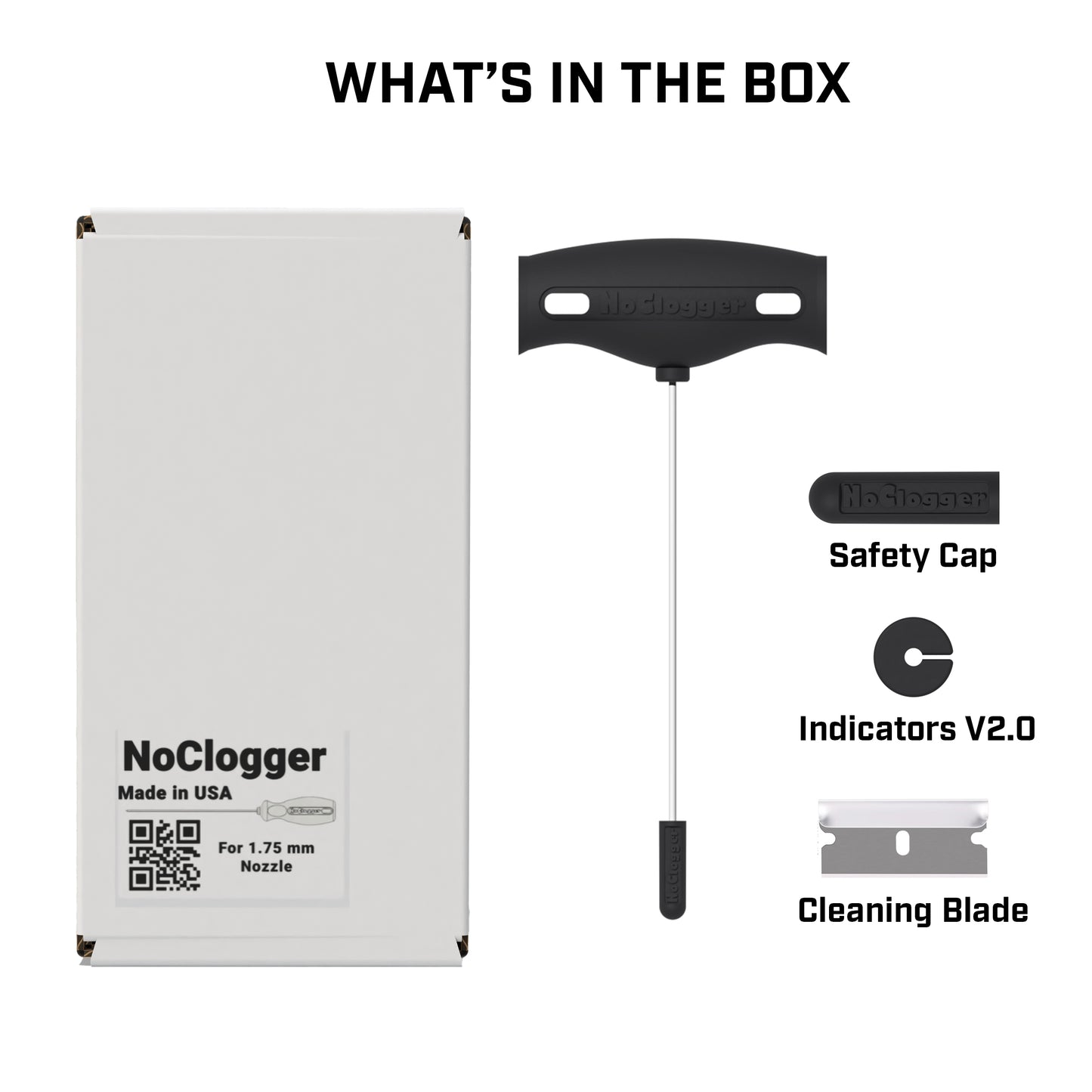 NoClogger 1.75mm T-Handle 3D Printer Hotend Unclogging Tool