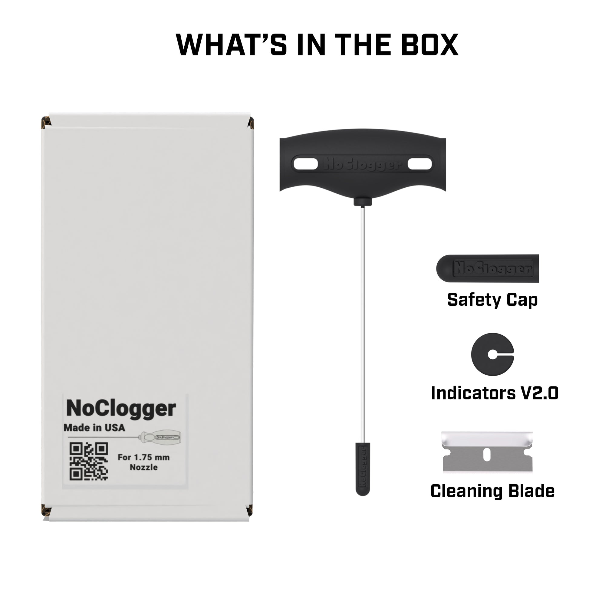 NoClogger 1.75mm T-Handle 3D Printer Hotend Unclogging Tool