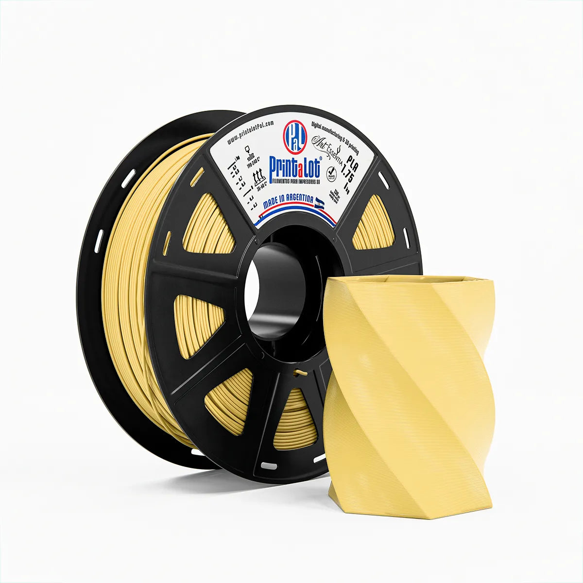 PrintaLot PLA FLEX ART Essentia Vanilla Scented Filament for 3D Printing