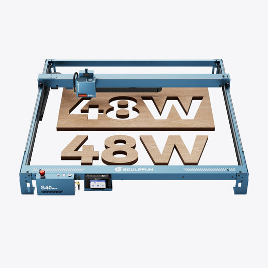 SCULPFUN S40 MAX 48W laser engraver and cutter