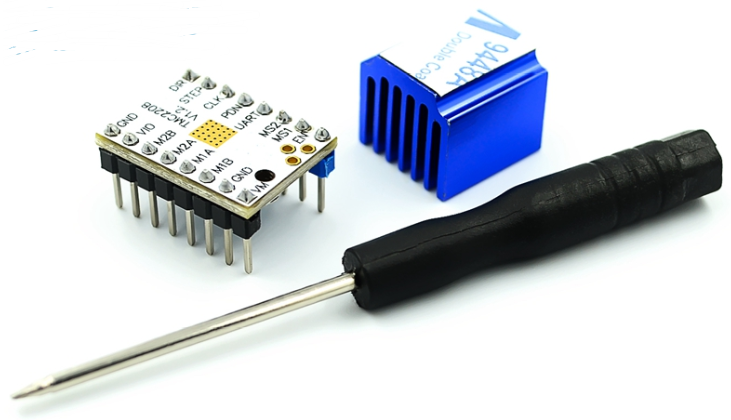TMC2208 Stepper Motor Driver Module with Screwdriver - MakerParts 3D