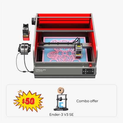 Creality Falcon2 Pro Enclosed Laser Engraver & Cutter – Safety, Visibility, and Power