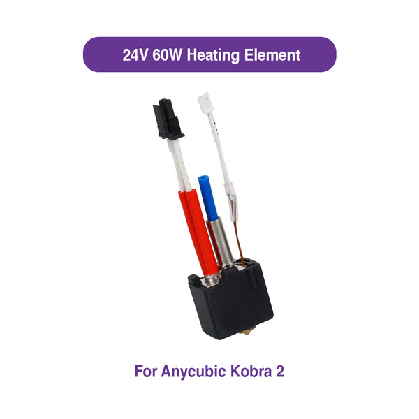 Anycubic Kobra 2 Extrusion Head Hotend – 24V 60W Heating Element