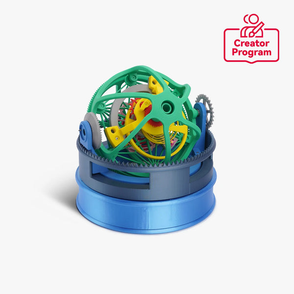 Bambu Lab Triple-axis Tourbillon Model Components DIY Kit 007 - Build Your Own 3D Printed Triple-axis Tourbillon - MakerParts 3D